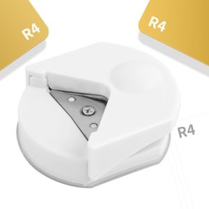 OPEAREY 4mm Máy làm tròn thẻ R4 Dụng cụ cắt giấy Di động Máy đục góc giấy Chất lượng cao Máy cắt giấy tròn R4 Tự làm sổ tay