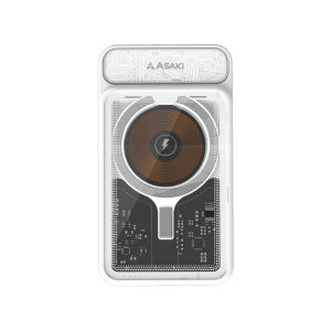Asaki Power Bank 10000 mAh Magnetic Wireless Charge&PD18W พาวเวอร์แบงค์ 10000 mAh.ชาร์จเร็ว มี(มอก.) รุ่น A-B3567w รับประกัน 1 ปี