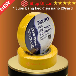 1 Cuộn băng keo điện Nano màu Vàng 20yard 18 mét