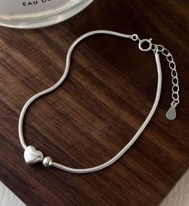 Cobi Jewelry S925 Sterling Silver  - Love Cubic Romantic Bracelet Chain