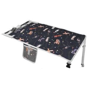 Toddler Plane Seat Extender Transforms Aircraft Seat into Relaxing Bed with Secure Harness for Childs Sleep