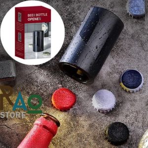 RAO Store ที่เปิดขวดเบียร์แบบกดลง อุปกรณ์เปิดฝาขวดสแตนเลสอัตโนมัติ ที่เปิดฝาขวด ที่เปิดขวดเพียงแค่กดลงและยกขึ้น