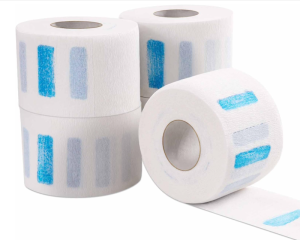 Neck Paper Strip Kertas Leher Pangkas Rambut Sekali Pakai Kertas Leher Sekali Pakai Pelindung Leher Kertas Elastis Profesional Aksesori Penataan Rambut