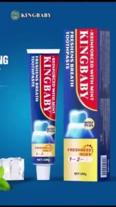 Kem Đánh Răng KINGBABY Hương Dưa Hấu & Hương Bạc Hà 100g – Bảo Vệ Răng Miệng Cho Hơi Thở Thơm Mát