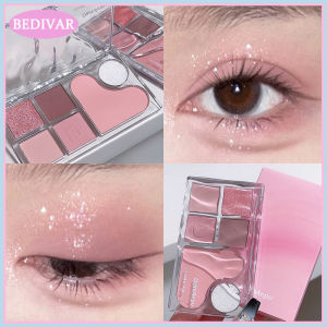 พาเลทอายแชโดว์ บลัชออน ไฮไลท์ กลิตเตอร์ กันน้ํา พาเลทท์อเนกประสงค์ เม็ดสีสูงธรรมชาติยาวนานชิมเมอร์ 6 สี Eyeshadow Palette