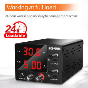 Laboratory DC Power Supply Adjustable 30V 5AMobile Phone Repair Variable Stablized Voltage Regulator Switching Bench Source with Encode Adjustmeent AC110-220V