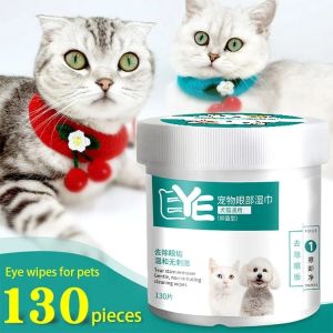 ✨ Pet Eye Care Wipes / Gentle Eye Stain Remover / Moisturizing Eye Cleaning Pads / No Fluorescent Brightener / Protection / Prevent Injury / Clean & Pure / No Stimulation / TF Pet Eye Tear Stain Removal Wipes