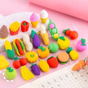 Simulated Food Eraser Student Rubber Erase Tools Stationery School Supply