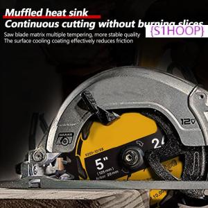 {S1HOOP} Carbide Circular Saw Blade Wheel Discs Wood Cutting Disc 110 125 132 140 150 165 185mm Woodworking Saw Blade With 18 24 Teeth