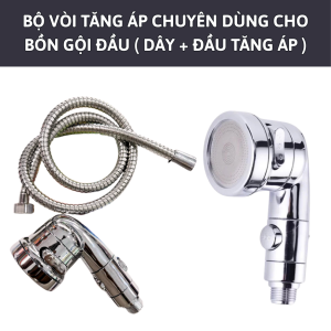 Vòi Tăng Áp Chuyên Dùng Cho Bồn Gội Đầu ( DÂY + ĐẦU TĂNG ÁP ) chuyên dùng cho tiệm tóc salon tóc .