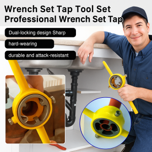 [High Hardness Tap Die] Silk Thread Tap Wrench Set PVC Pipe Thread Maker Set Hand Threading