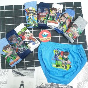 กางเกงในเด็กชาย ลิขสิทธิ์แท้!! กางเกงในเด็ก แพ็ค 5 ตัว กัปตัน/สไปรเดอร์แมน/ทรานฟอเมอร์ (KD69)