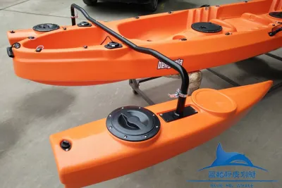 Kayak with stabilizer