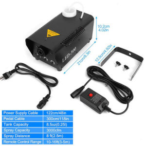 【ร้านไทย จัดส่งภายใน 24 ชั่วโมงใ】มีรีโมท เครื่องทำควัน เครื่องทำไดรไอซ์ สำหรับไฟดิสโก้เลเซอร์ เครื่องทำควัน เวที led Fog Smoke machine 500w 1 เเกลอน 1 ลิตร น้ำยาเครื่องสโมค น้ำยาควัน