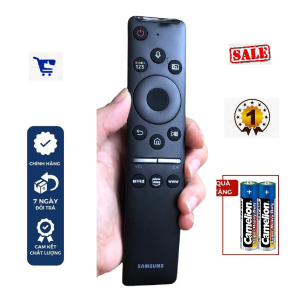 Điều khiển tivi Samsung giọng nói TU 2020 www chính hãng made Indonesia tem xanh - tặng kèm pin - Remote Samsung