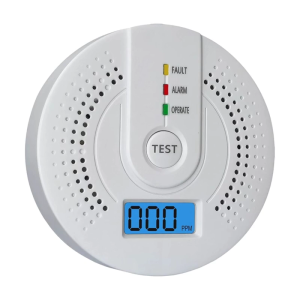 Gas Leak Alarm Carbon Monoxide Alarm Detector With Loud Sound And LED Indicator Powered For Household Safety Use