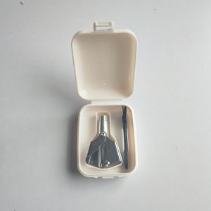 Máy tỉa lông mũi thủ công bằng thép không gỉ có thể rửa sạch chất lượng -Lumbley