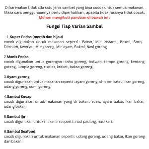 Balado72 Sambal Cabe Rawit Pedas 5 Botol Ukuran 300ml