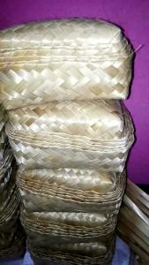 Besek ukuran 18 cm 40 pcs [20 WADAH + 20 TUTUP] untuk catering hajatan souvenir Besek Bambu Ramah Lingkungan Souvenir Kado Mandi Besek Tutup Dan Wadah - Lazada