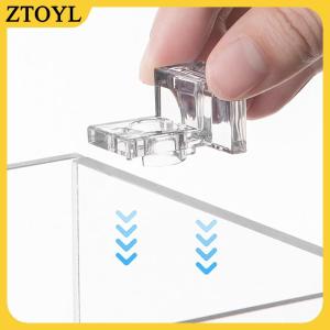 ZTOYL 4pcs 6mm 8mm 10mm Fish Tank Acrylic Clip Aquarium nắp che hỗ trợ chủ Bracket Kẹp đứng Aquarium cung cấp