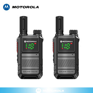 Buy 1 Get 1 Free Motorola GP308 walkie talkie Mini Portable Two-Way Radio Long Range 35W Battery 9800mAh 16 Channels