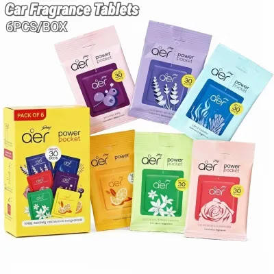 Godrej Aer Power Pocket Pewangi Kereta & Tandas - 6 Scents / Wangian Tahan Lama 30 Hari