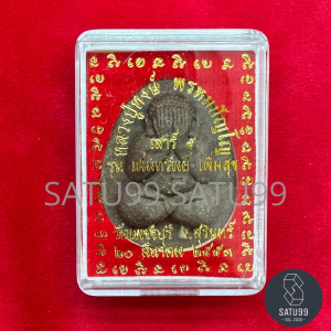 พระปิดตา หลวงปู่หงษ์ พรหมปัญโญ รุ่น เพิ่มทรัพย์ เพิ่มสุข วัดเพชรบุรี จ.สุรินทร์ 20 มีนาคม 2553 เนื้อผง