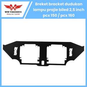 Breket Biled Bracket dudukan lampu biled projie 3 inch double PNP PCX 150 PCX 160