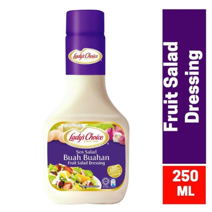 LADYS CHOICE FRUIT SALAD DRESSING 250ML #Okborong #Borong #Lady #Ladys # Choice #Salad # Fruit #Vegetable #Mayonnaise #Coleslaw # Thousand Island Mayonnaise Based Dressing - Lazada | Lazada LADYS CHOICE FRUIT SALAD DRESSING 250ML #Okborong #Borong #Lady #Ladys # Choice #Salad # Fruit #Vegetable #Mayonnaise #Coleslaw # Thousand Island Mayonnaise Based Dressing - Lazada | Lazada