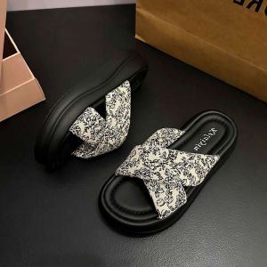 [Free Shipping] New Women’S Summer Sandals In The Chinese Style Designed For Outdoor Wear With A Sophisticated Look Featuring A Thick Sole And A Platform Design Perfect For Casual Beach Outings