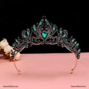 [COD] SweetBabiese Elegant Girls Tiara Crown For Women Party Wedding Princess Rhinestone Bridal Crown Hair Jewelry