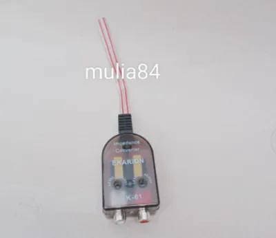 converter rca high to low audio mobil adaptor rca ekarion