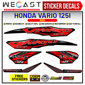 WECAST Honda Vario 125i Decals Sticker for Motorcycle Accessories High Quality with Free Stickers