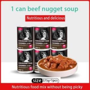 375g Wet Dog Food Can PETCARE Pure Natural Organic Canned Dog Food Puppy Nutritional Treats for Dog