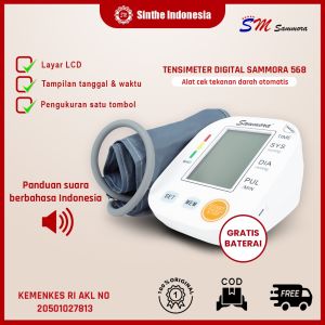 [PROMO] Alat Tensi Darah Digital Sammora / Tensimeter Lengan Sammora Fitur Suara / SM-568