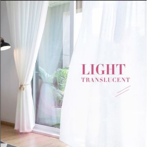 Custom 1 PC Pure White Tulle Sheer Curtain For Living Room Bedroom Bathroom Privacy Window Curtain Voile Kitchen Decor Drapes Tape for hook