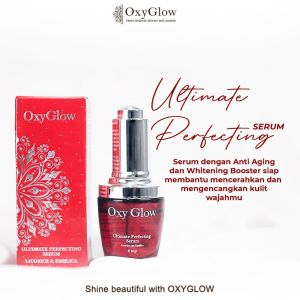 Oxyglow Ultimate Perfecting Serum Anti Aging Penuaan Dini Mencerahkan Wajah Glowing Bpom