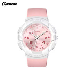 (Kèm Video) Đồng Hồ Kim Trẻ Em MINGRUI 2151 Chính Hãng Size 42mm Không Vô Nước Cho Bé Trai Bé Gái