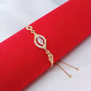 Gelang Serut Wanita Aksesoris Fashion Awet Tahan Lama Anti Karat Cocok Untuk Harian G2-11G