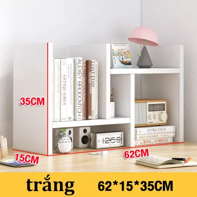 HOMESENCE Kệ sách mini để bàn giá gỗ tiện dụng DC06 tủ đựng đồ có ngăn kéo dễ dàng lắp đặt Cici Decor