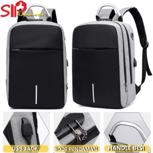 Tas Ransel Anti Maling Tahan Air Travel Bag Import USB Slot Waterproof