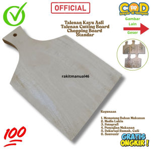 Talenan Kayu / Kayu Utuh Tanpa Sambungan/ Alas Kayu / Original Standar