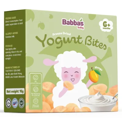 Sữa Chua Sấy Lạnh Babbas Baby Thanh Long/Chuối/Xoài/Dâu 16g Cho Bé Trên 6 tháng - Bibomart