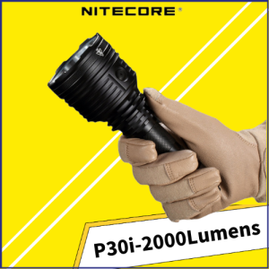 NITECORE P30i Flashlight 2000Lumens Rechargeable 7 Lighting Modes + Rsw2i Remote + 5000mAh 21700 Hard Light High-Powerful Spootlight For Searching