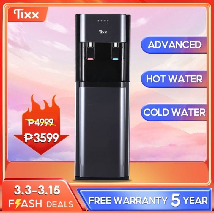 Tixx Water Dispenser Hot and Cold Bottom Load Automatic Water Pump Home