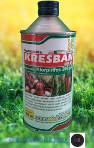Insektisida KRESBAN 200 EC (Klorfpiripos 200 g/l) 500ml