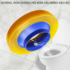 Gioăng ron chống mùi bồn cầu bằng keo bơ tự nhiên mềm dẻo không mùi dễ lắp đặt