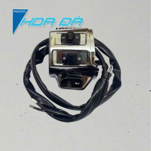 Cụm Công Tắc Vespa Sprint ABS/Primavera ABS Chính Hãng Piaggio  Bộ Công Tắc Tay Lái Hoàn Chỉnh (Công Tắc + Dây + Ốp)