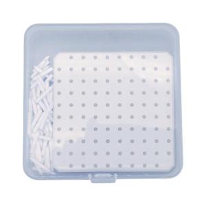 S60Pcs Heat Resistance Ceramics Support Pin and Kilning Pad Ceramics Kilning Accessories for Ceramics Glazing Kilning