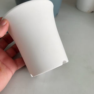 กระถางต้นไม้ กระถางทรงกระบอกปากบาน ปากกว้าง 4 นิ้ว/10ซม สูง 4 3 หุน/11ซม ก้นกว้าง 3 /7.5ซม